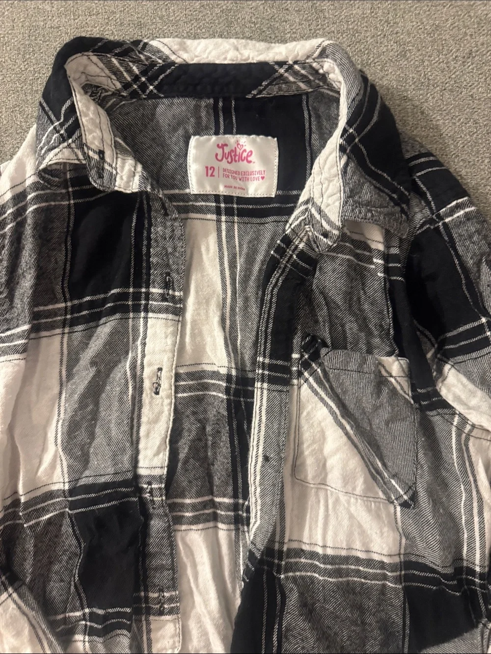 5/$15- Girl’s shirt size 12